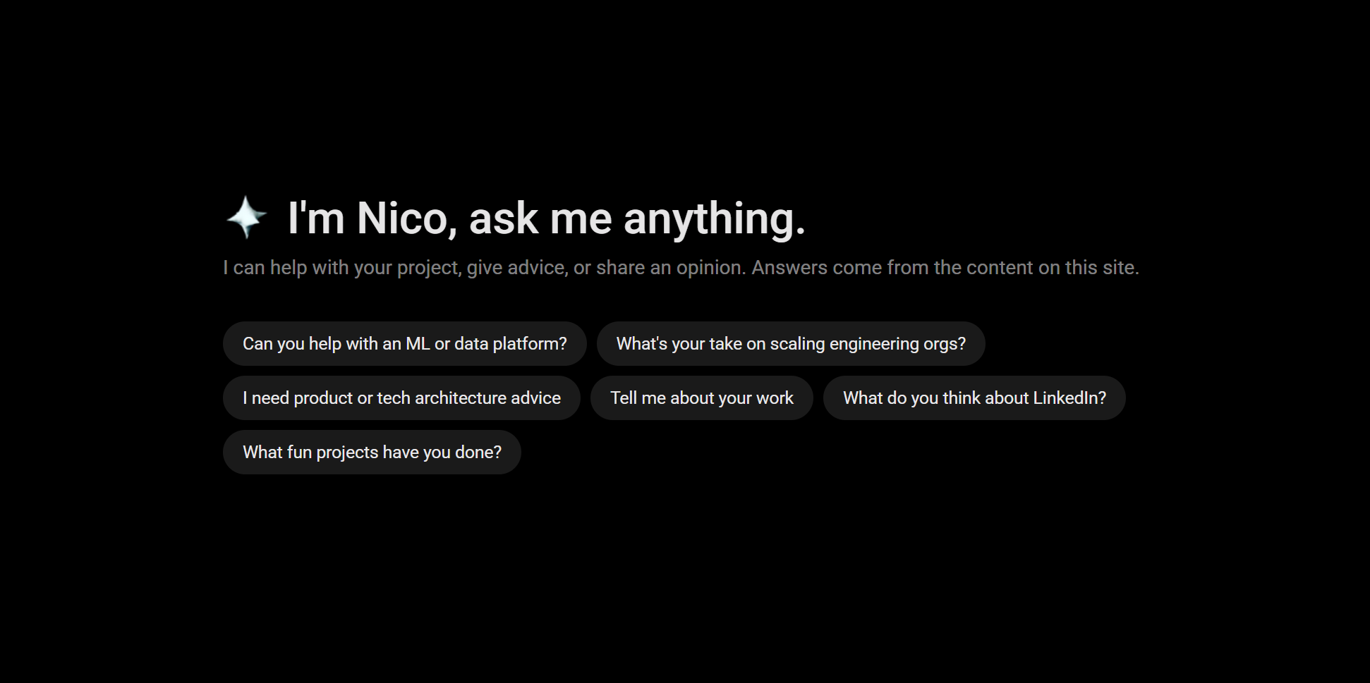 Ask Nico