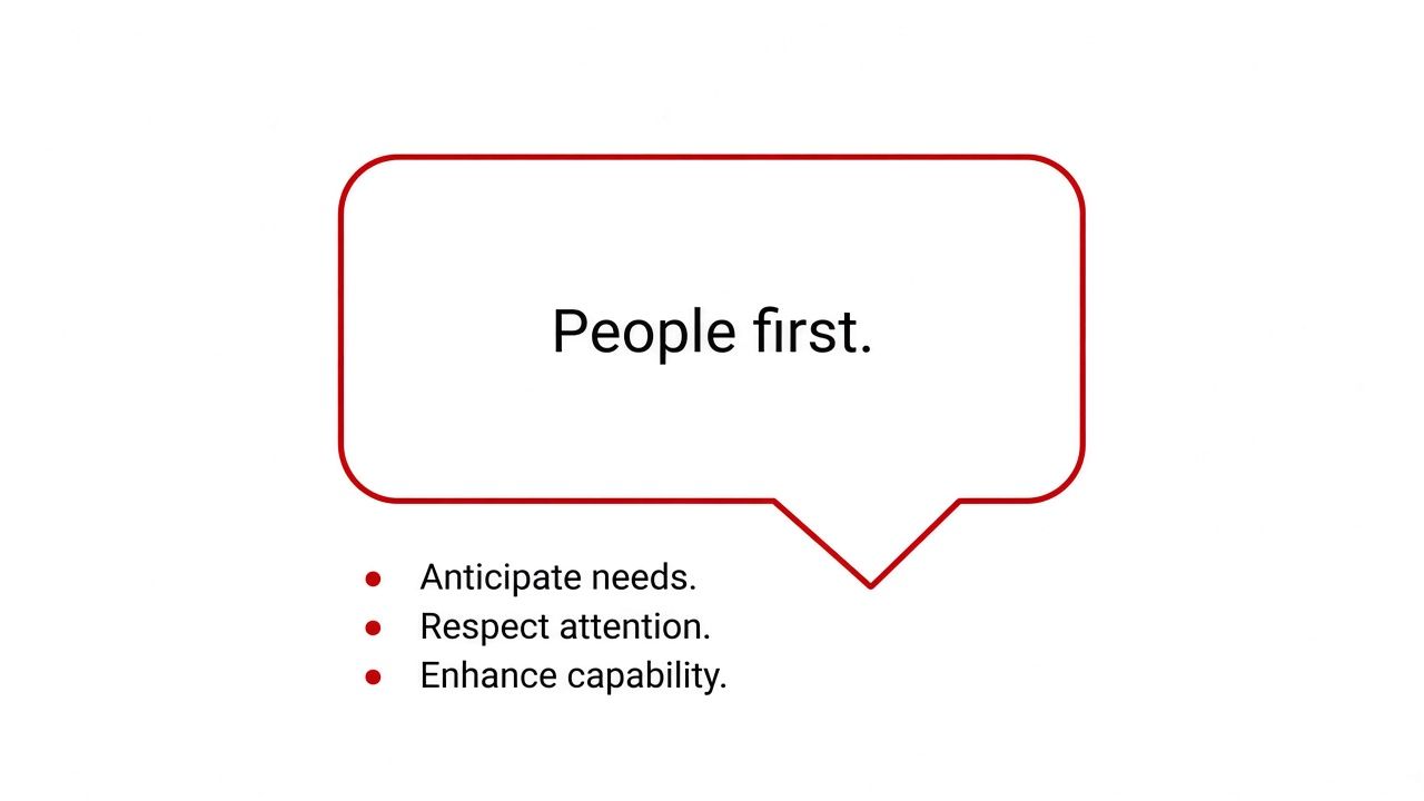 Technology Should Put People First.